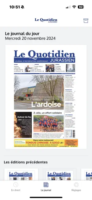 Le Quotidien Jurassien screenshot 3