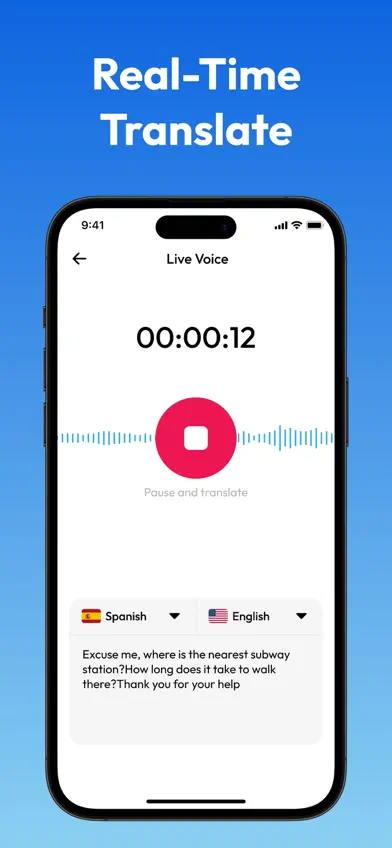 Live Talk Translator screenshot 2