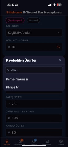 E-Ticaret Kar Hesaplayıcı screenshot