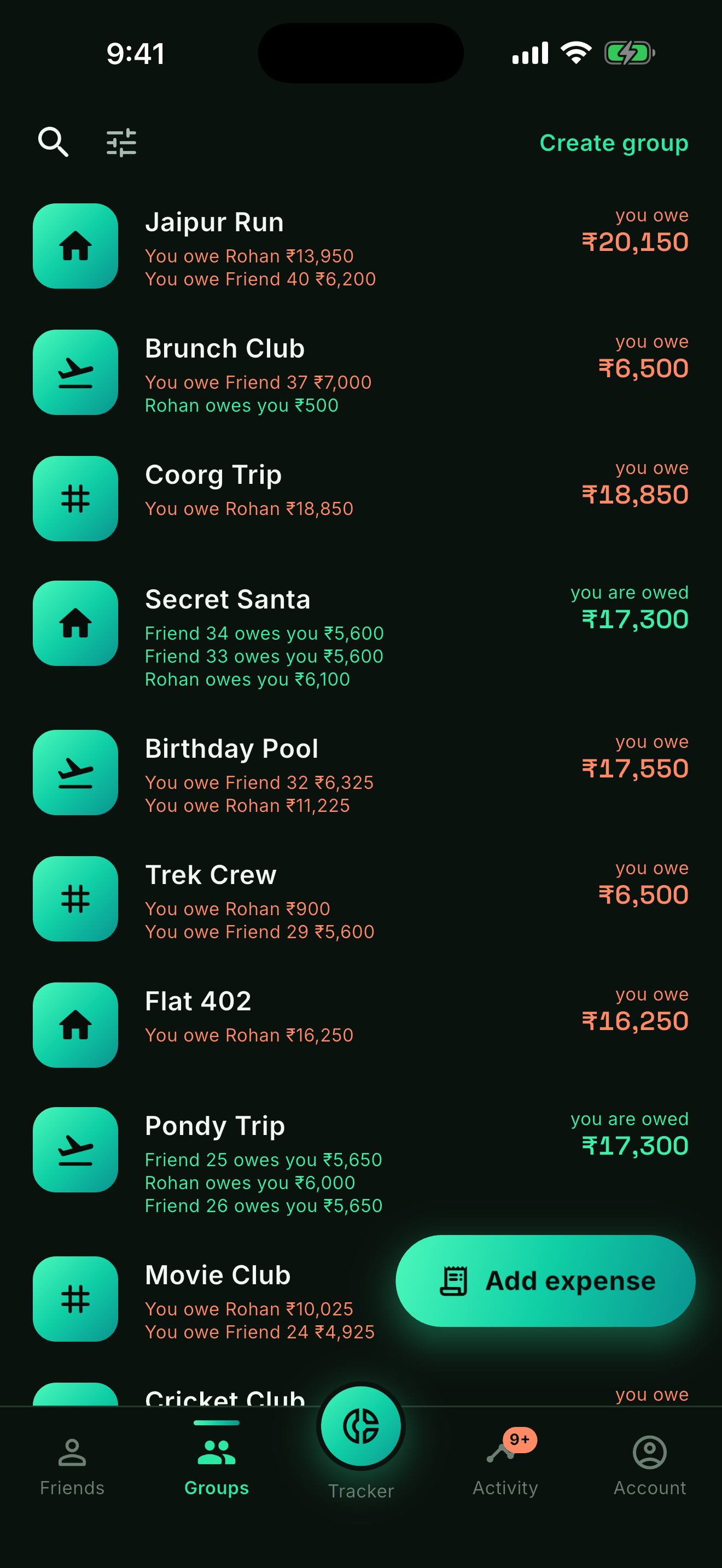 Split Wisely — Split & Track screenshot 2