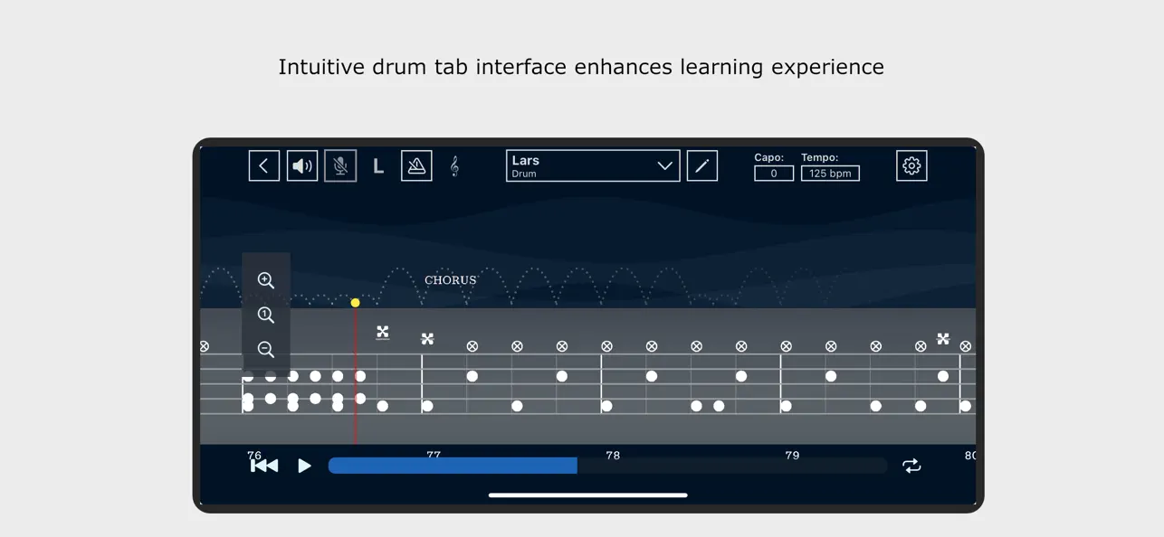 Screenshot #3 pour Guitar Tab Visualizer & Editor