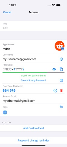 Zero Password Screenshot 5 of 10