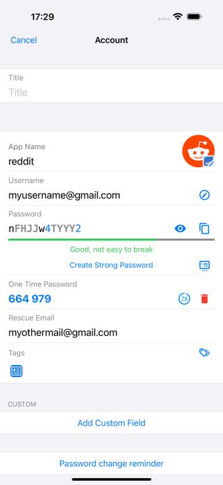 Zero Password Screenshot 5 of 10