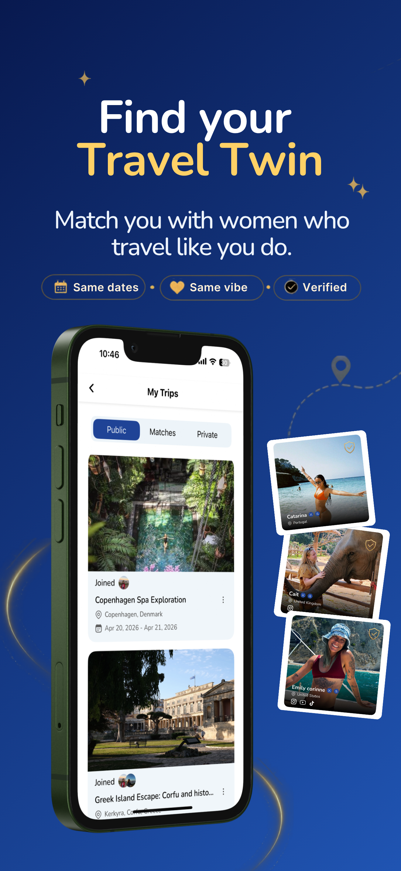 Twin Travel: Solo Travel Buddy screenshot 2