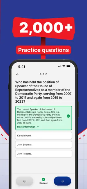 USCIS Civics Test 2026 screenshot 2