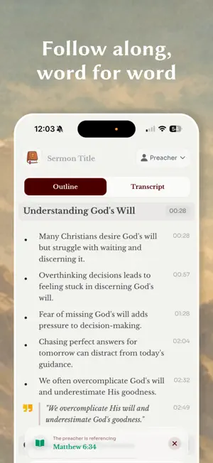 Sermon Scribe: Bible Notetaker screenshot 3