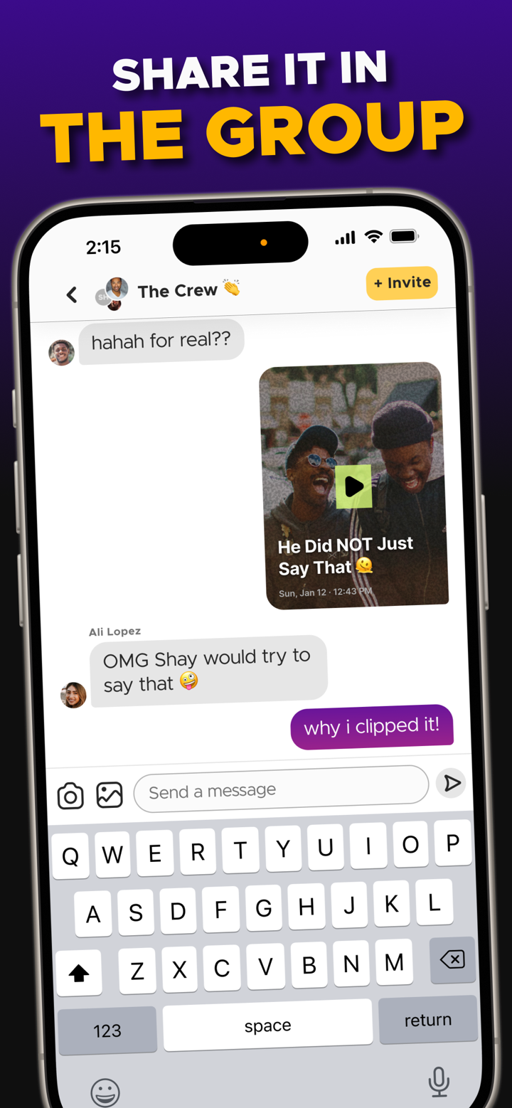 Reclip: Clip Your Friends screenshot 4
