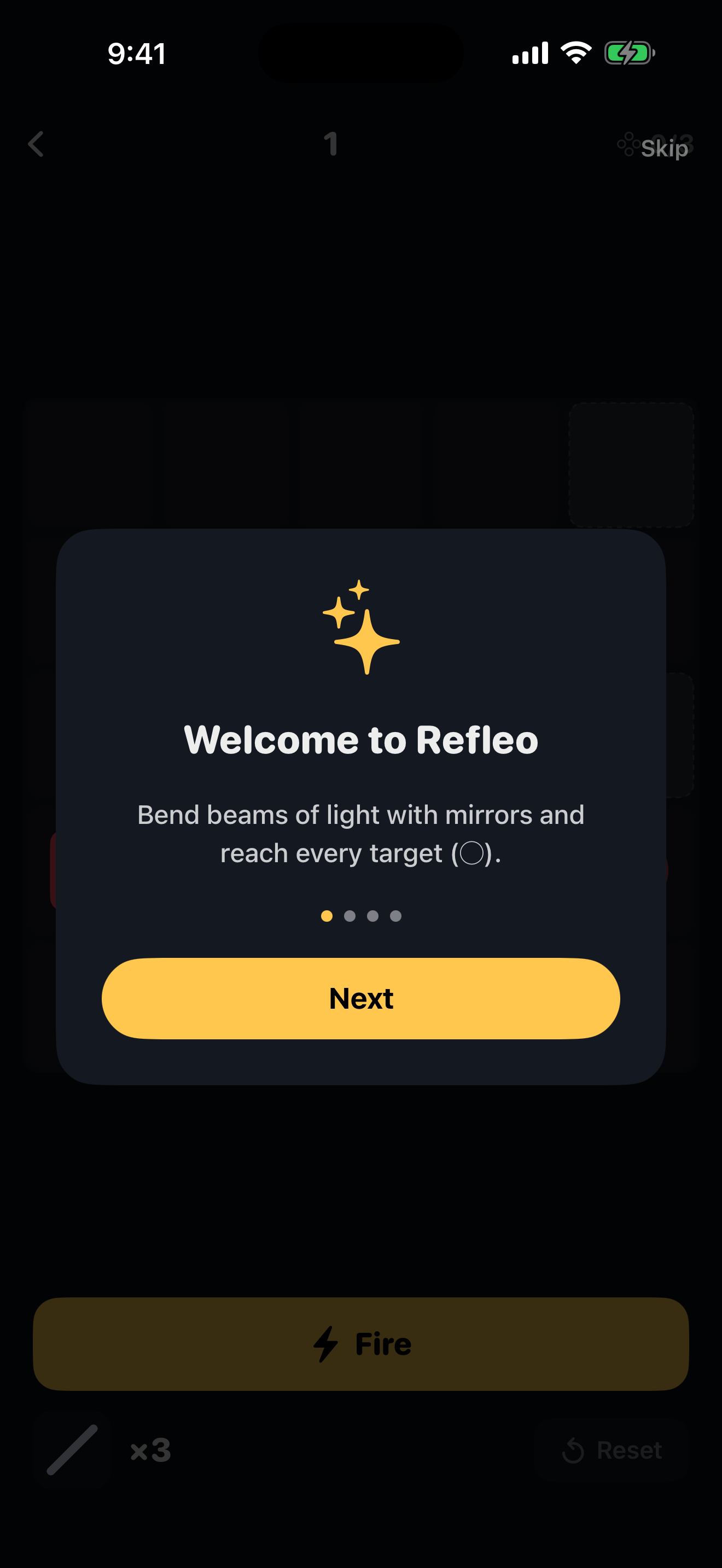 Refleo: Mirror Light Puzzle