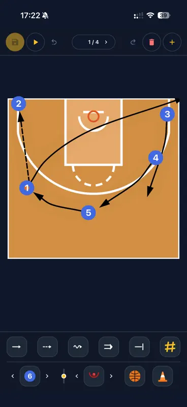 Five Out: Pizarra Baloncesto screenshot 1 of 8