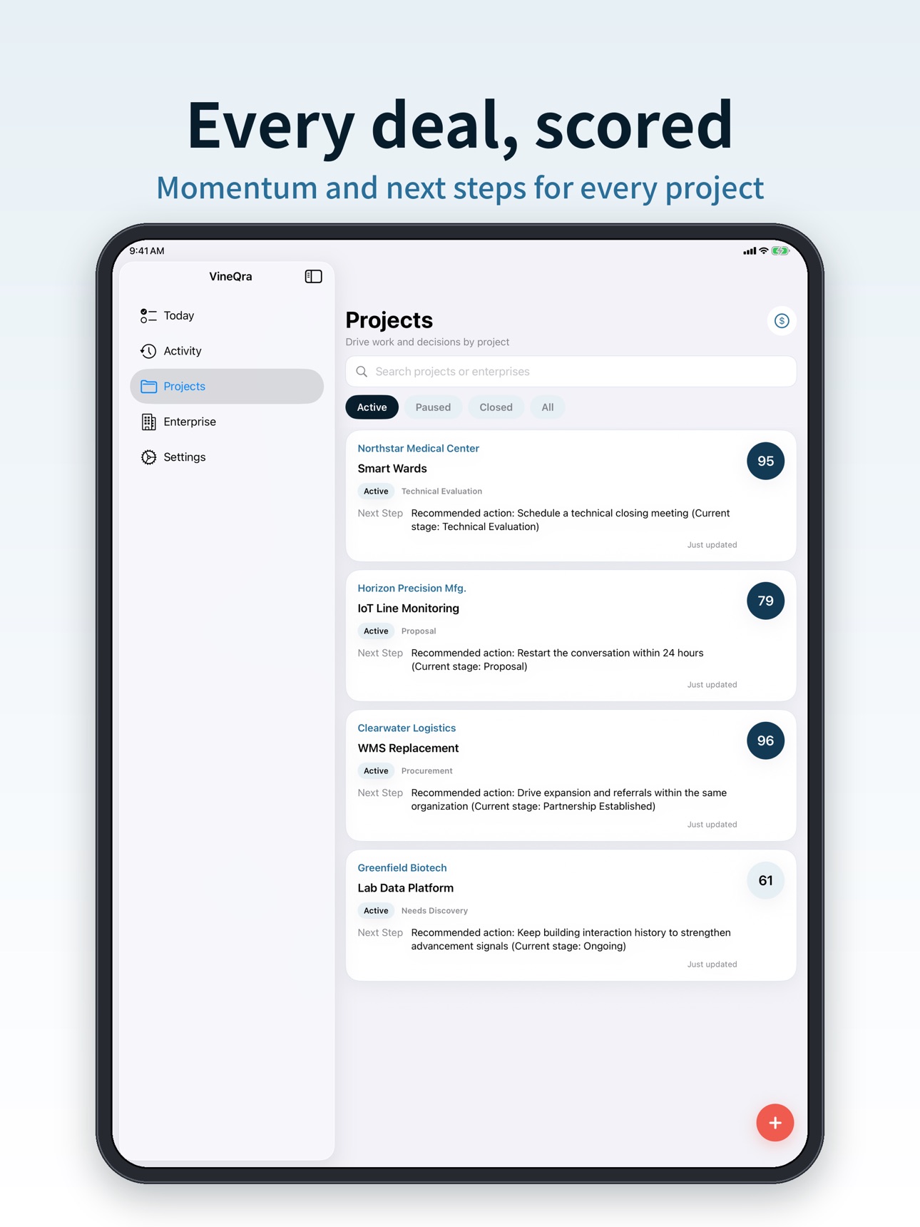 Screenshot 7 of VineQraCRM: B2B Sales Pipeline