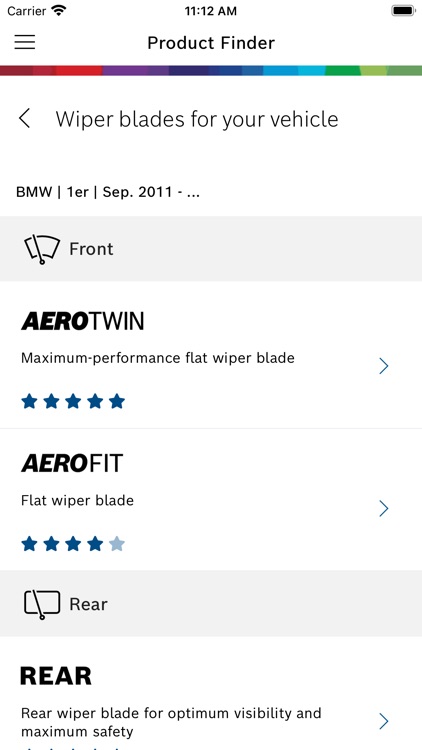 Bosch Scheibenwischer App 2.0