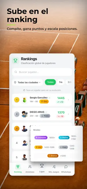 TopSpin: Tenis, Amigos, Ligas screenshot 2