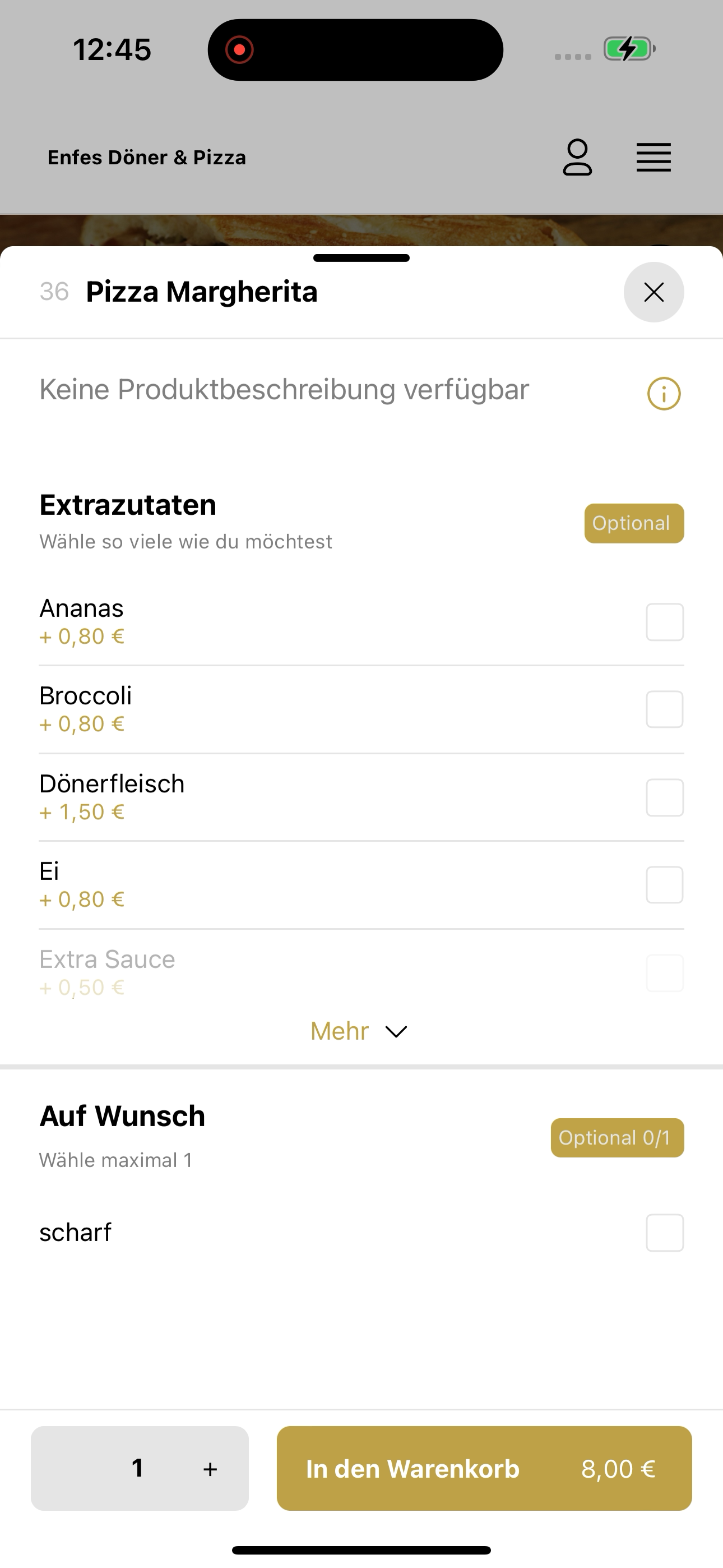 Enfes Döner & Pizza screenshot 8