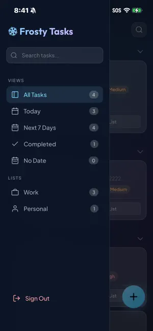 Frosty Tasks screenshot 2