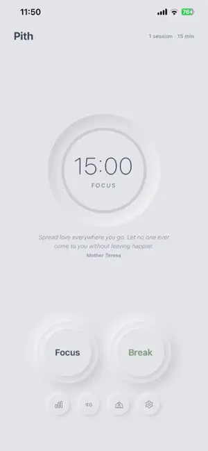 Pith: Focus & Flow screenshot 1