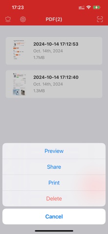 App screenshot