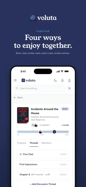 Voluta: Book & Media Tracker screenshot 2