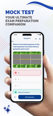 NC DMV Permit Practice Test iPhone screenshot