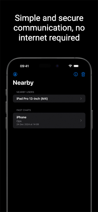 Nearby Bluetooth Chat Screenshot 2 of 4