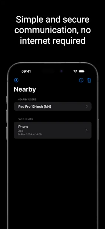 Nearby Bluetooth Chat screenshot 2 of 4