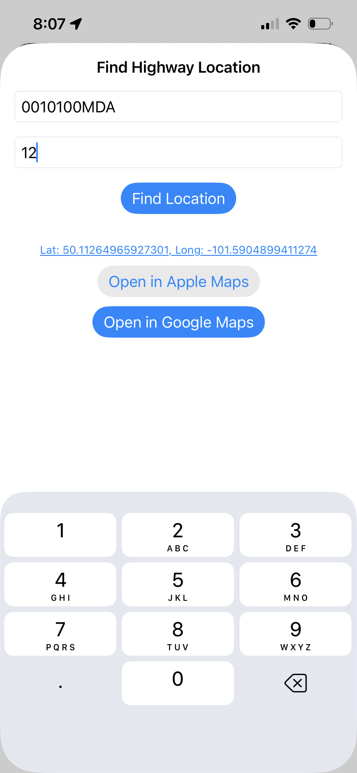 SKHighway Locator