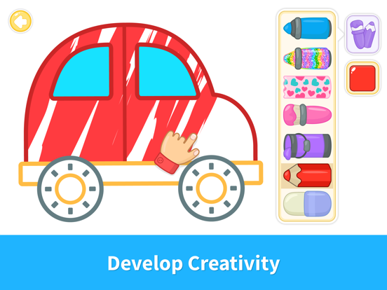 Kids Drawing - Coloring Games iPad screenshot 5 - Education app