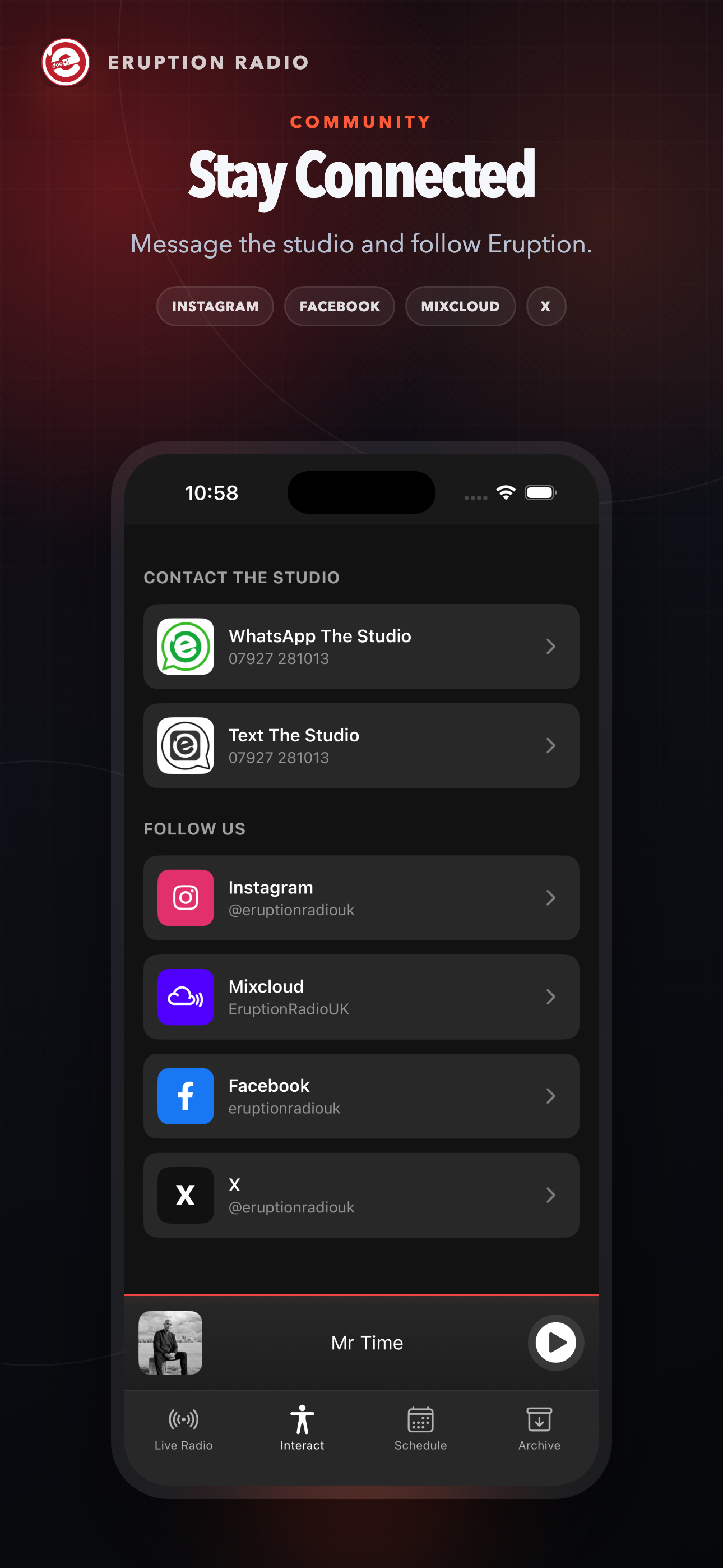 Eruption Radio screenshot 4