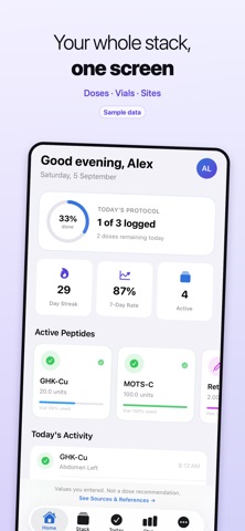PepCore: Peptide Tracker Screenshot 1 of 6