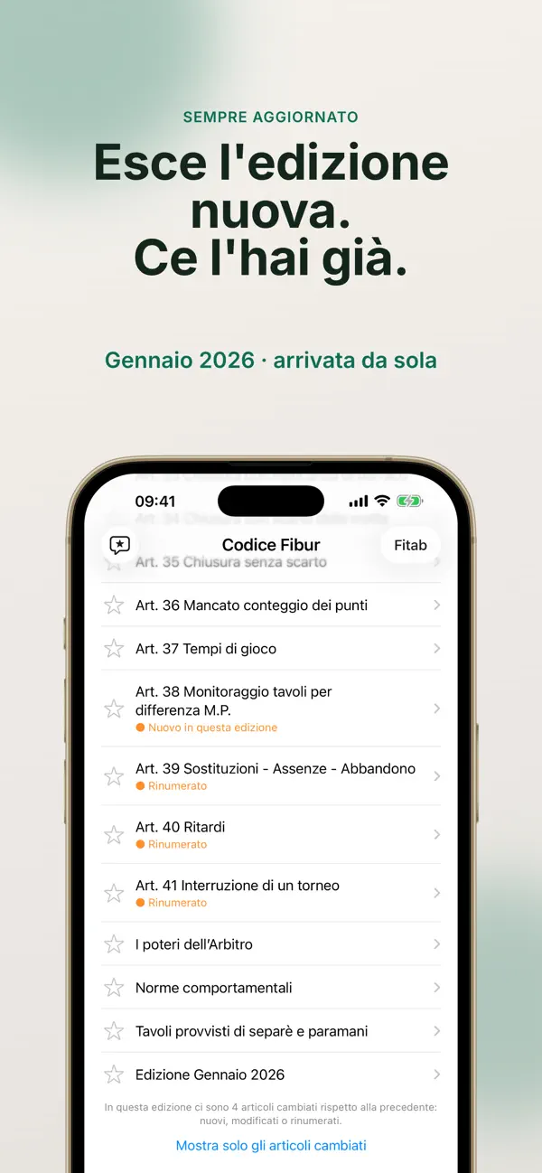 Screenshot #1 pour Codice di Gara Burraco