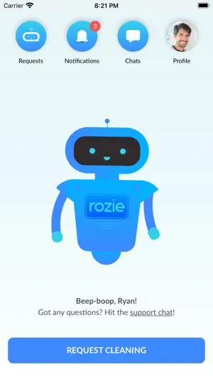 Rozie - Cleaning Services screenshot 1