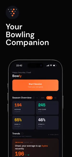 Bowly: Bowling Score Tracker screenshot 1
