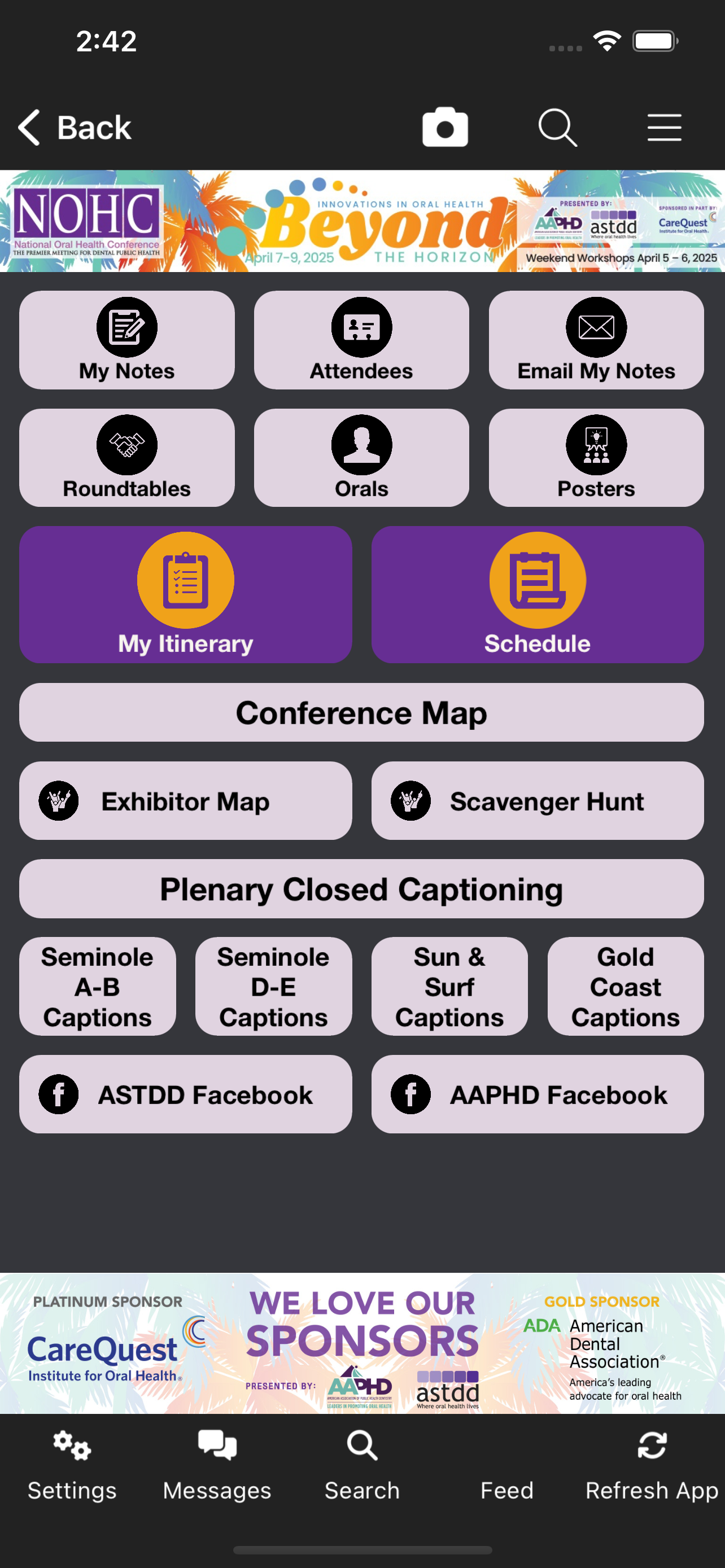 NOHC Annual Conferences