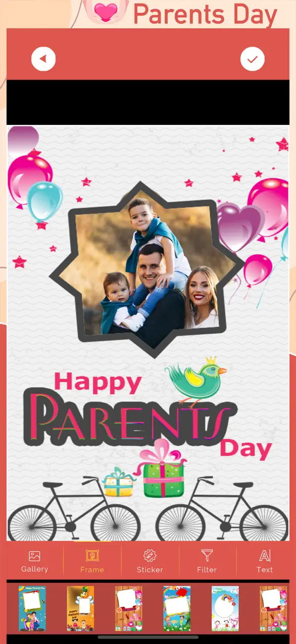 Screenshot #3 pour Parents Day Cam : Mom&Dad Love