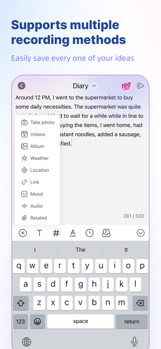Shine Note Capture Inspiration Screenshot 2 of 6