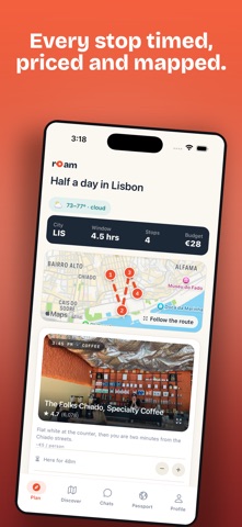 Roam: Day Trip Planner Screenshot 2 of 7