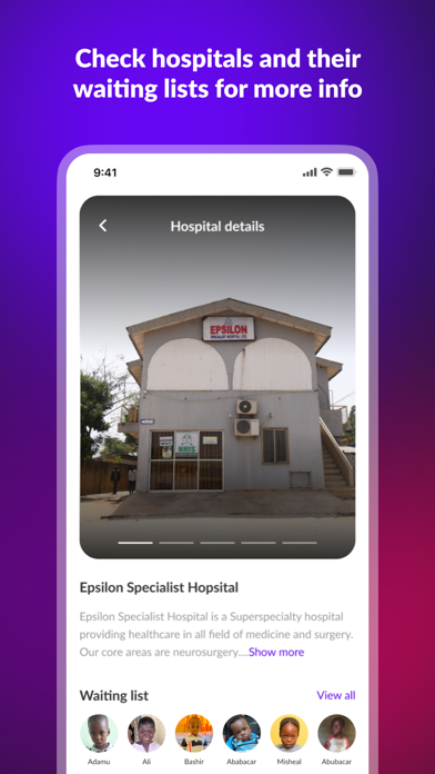 Helpster Charity. Saving Lives Screenshot