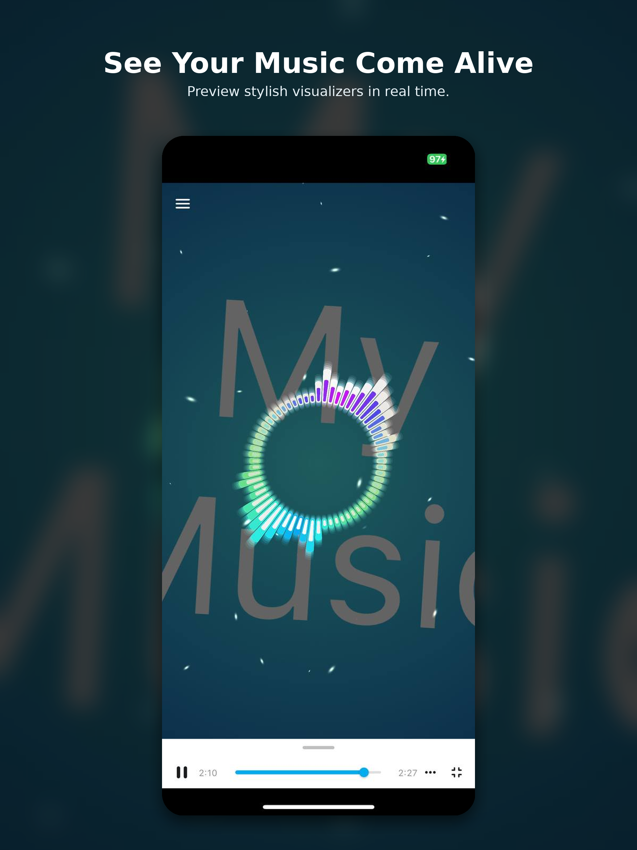 Vizbel Music Player Visualizer screenshot 7
