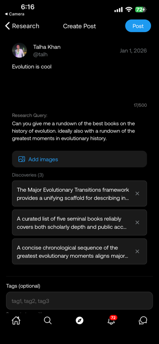 Seda - Research, Post, Explore Screenshot 3 of 7