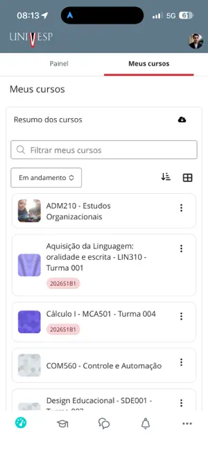 AVA Univesp screenshot 2