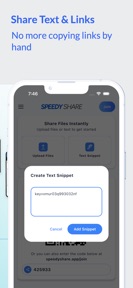 SpeedyShare‑Fast file sharing screenshot