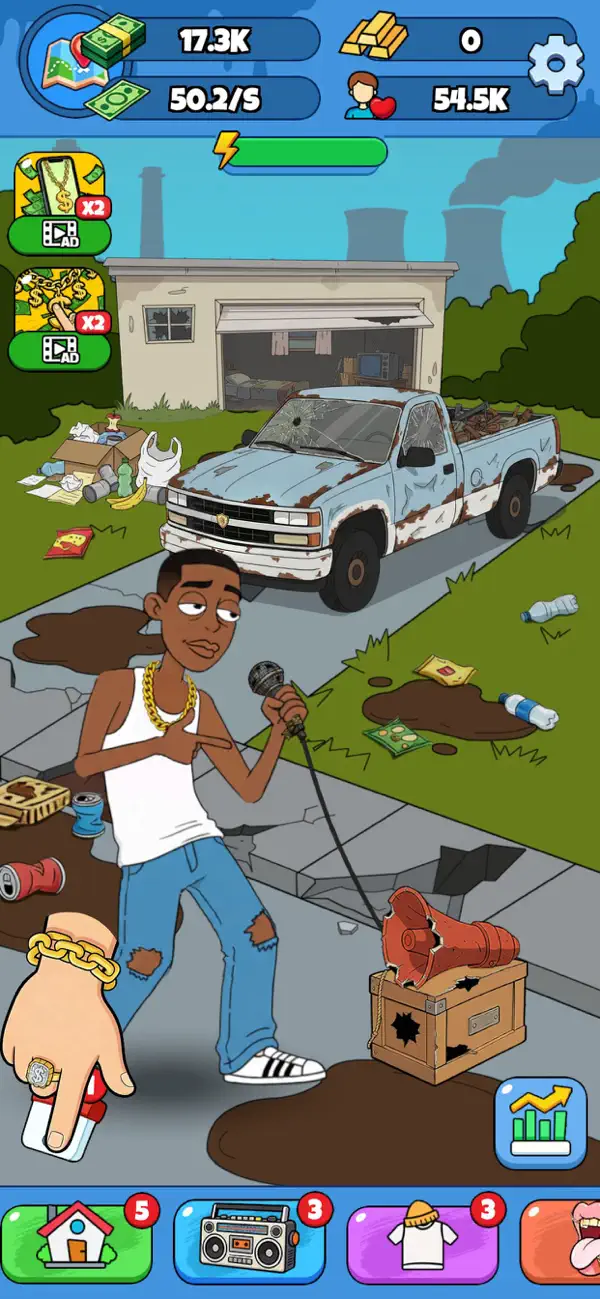 Rap Star:Idle Clicker
