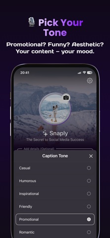 Snaply: Captions for Instagram screenshot