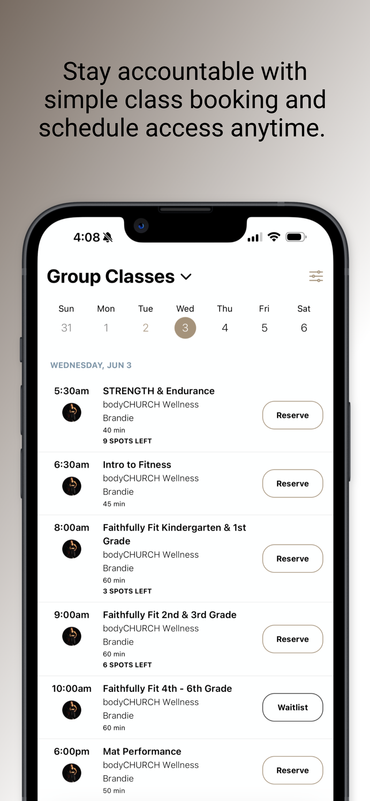 bodyCHURCH Wellness screenshot 3