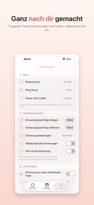 MyRing - Verhütungsring screenshot 8 of 9