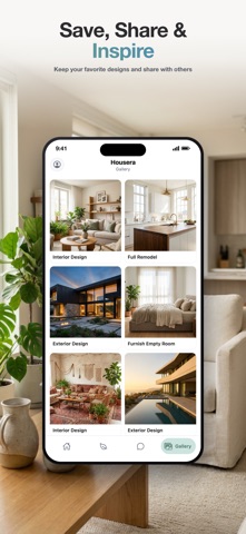 Housera: AI Home Design Decor iPhone screenshot 2