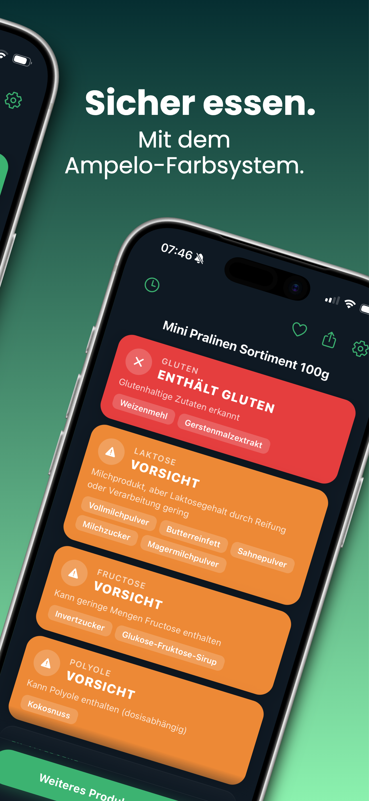 Ampelo: Lebensmittel Scanner screenshot 3