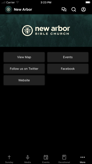 New Arbor Bible Church Screenshot