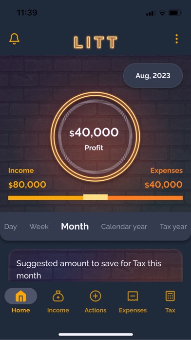 LITT - Income, Expenses & Tax Screenshot