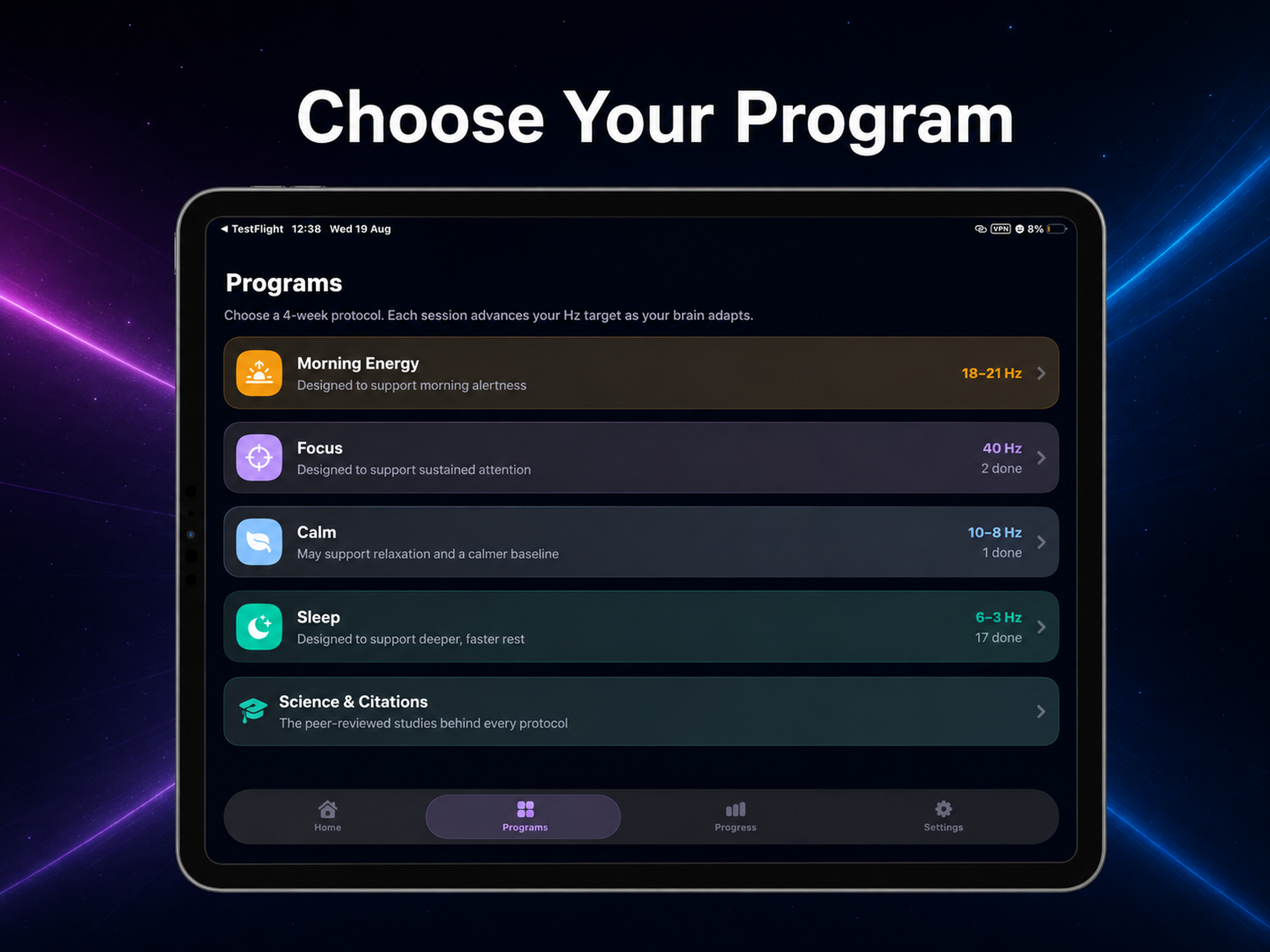 Tihna: Brain Frequencies screenshot 5