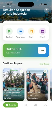 Wisatain - Traveling & Healing screenshot